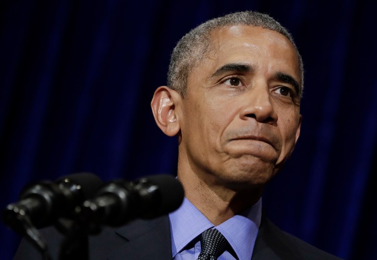 President Obama confirmed that he shook hands with Philippines President Rodrigo Duterte and briefly spoke with the leader Thursday, during the ASEAN Summit. (AP Photo/Carolyn Kaster)