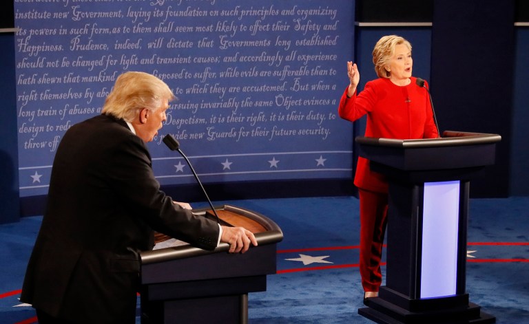 Hillary Clinton and her associates were afraid of losing female voters to Donald Trump if they continued trying to cast him as 