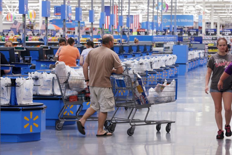 The plan is a boon for unions, which have long sought to organize Walmart's workers. (AP Photo/Danny Johnston)