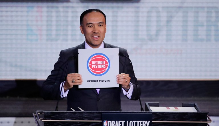 NBA Deputy Commissioner Mark Tatum sent a memo which reminded all 30 teams in a memo of a rule requiring players to stand for the national anthem, and suggested coaches or players address fans before the national anthem or broadcast a video as ways of highlighting their commitment to diversity and equality. (AP Photo/Frank Franklin II)