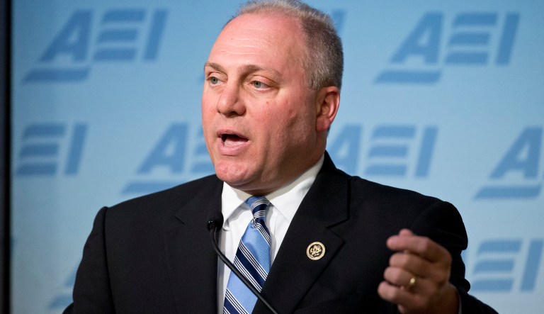 The Louisiana Republican remains in serious condition. (AP Photo/Alex Brandon)