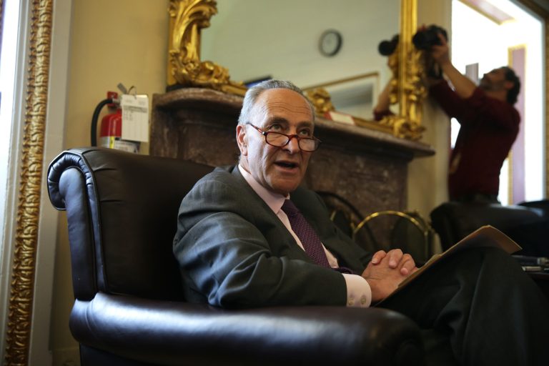 Schumer noted a carbon fee isn't likely this year or next, saying that even his party hasn't come around to uniformly support a fee on emissions. (Getty)