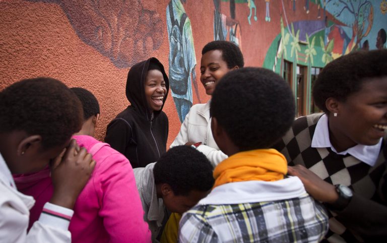 Rwanda orphans school teaches unity post-genocide