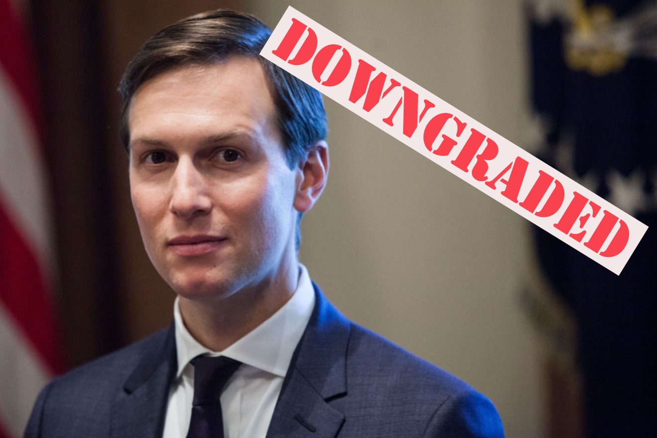White House Watch: Kushner Gets Downgraded