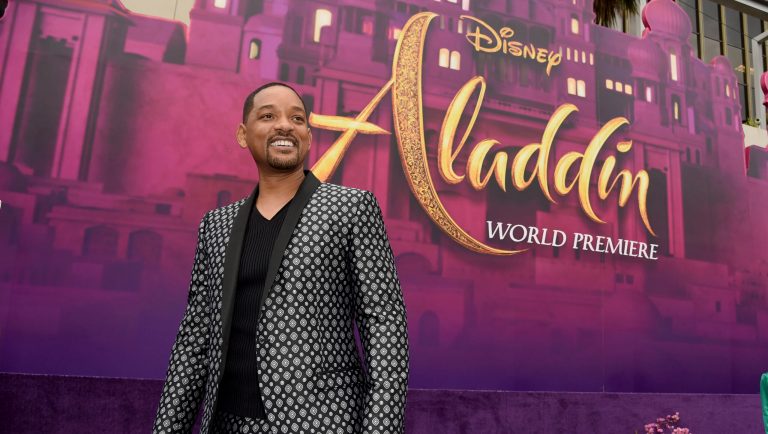 Will Smith arrives at the premiere of "Aladdin" on Tuesday, May 21, 2019, at the El Capitan Theatre in Los Angeles. 