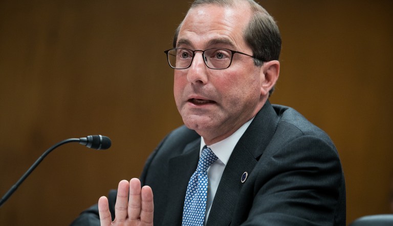 HHS Secretary Alex Azar’s home targeted by protesters with disabilities