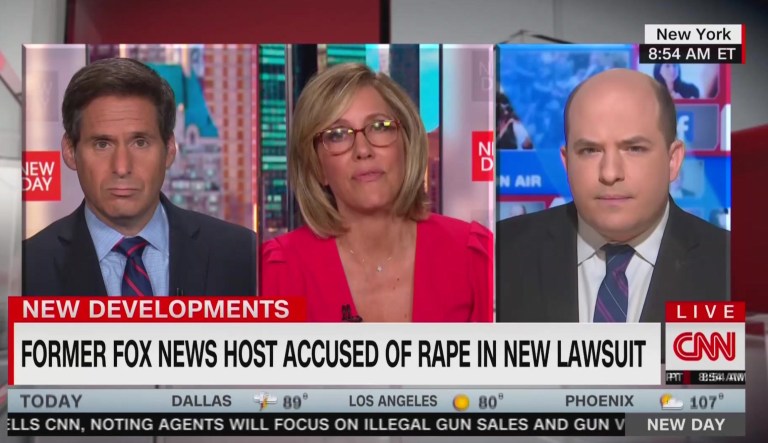 Alysin Camerota, John Berman and Brian Stelter on CNN New Day