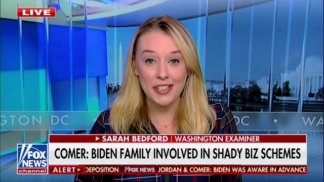 Sarah Bedford says Democrats move ‘goal posts’ for evidence against Biden