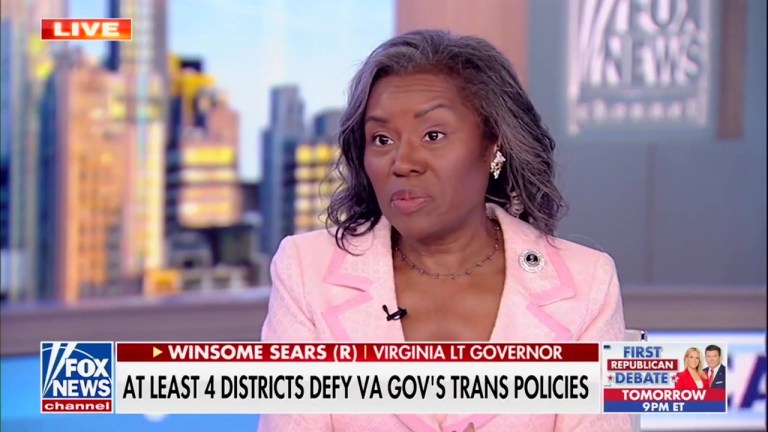 Virginia Lt. Gov. Winsome Earle-Sears appeared on Fox News to discuss school districts in Virginia who are defying Gov. Glenn Youngkin's guidance on education.