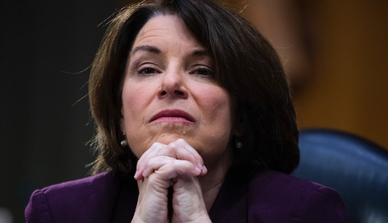 ‘I think that’s crap’: Amy Klobuchar condemns Trump reaction to Harris pick
