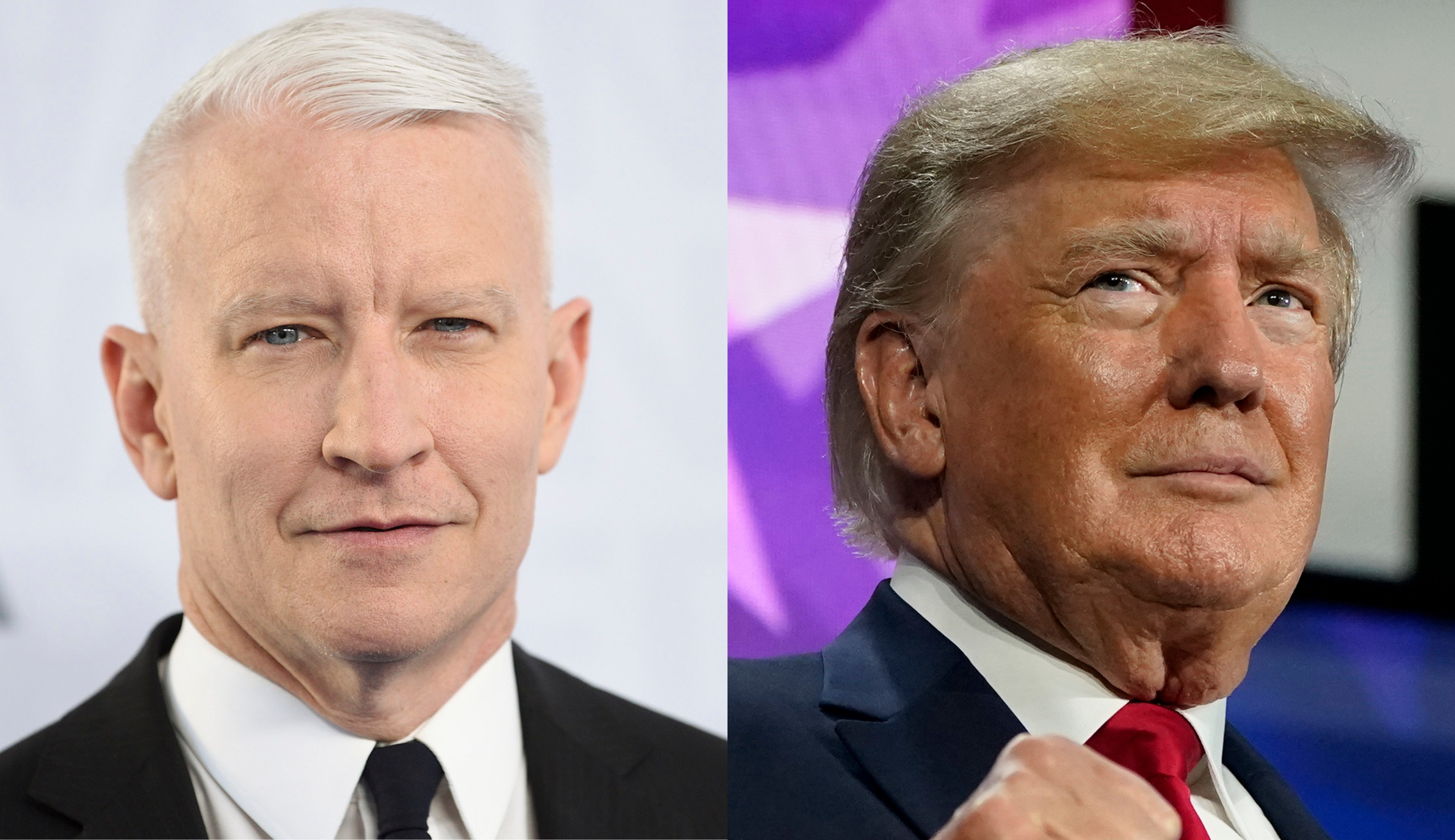 Trump shares doctored video of Anderson Cooper