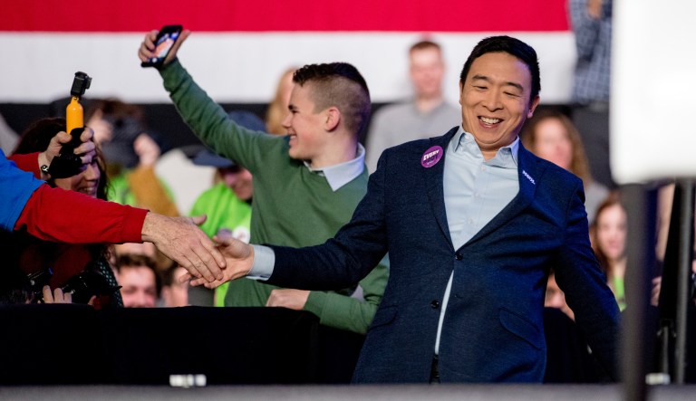 Andrew Yang earns rave reviews for first day as CNN commentator