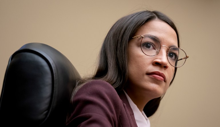 Rep. Alexandria Ocasio-Cortez, D-N.Y., attends a House Oversight Committee hearing on high prescription drugs prices shortly after her private meeting with Speaker of the House Nancy Pelosi, D-Calif., on Capitol Hill in Washington, Friday, July 26, 2019. The high-profile freshman and the veteran Pelosi have been critical of one another recently.                                                                                                                                                                                                                                                                                                                                                                                 