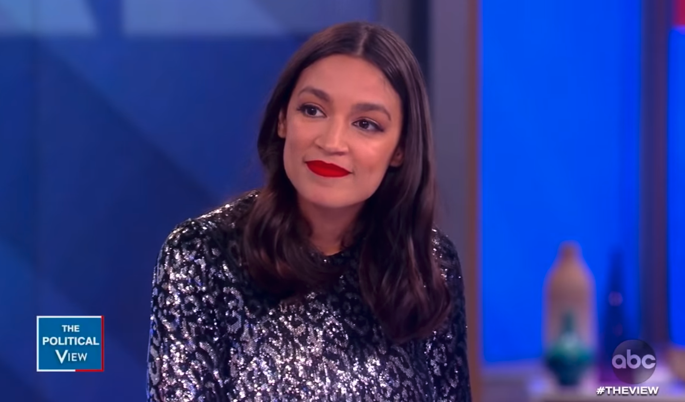 ‘Sequins are a great accessory to universal healthcare’: AOC defends wearing $580 dress on The View