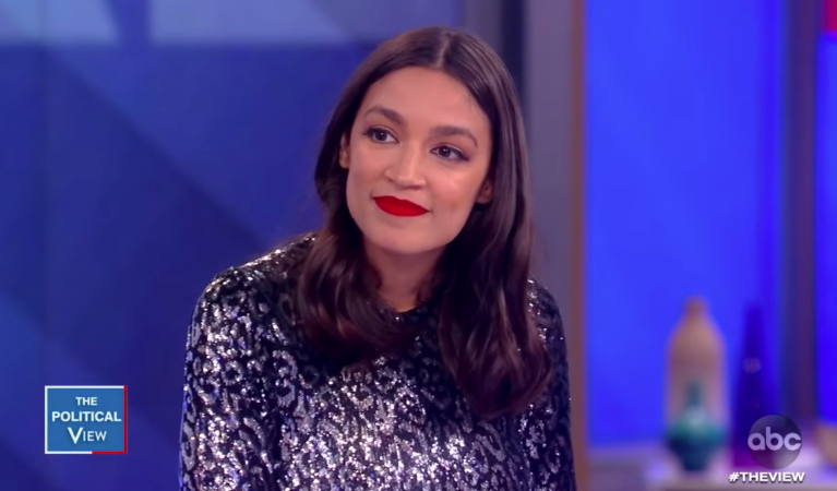 ‘Sequins are a great accessory to universal healthcare’: AOC defends wearing $580 dress on The View