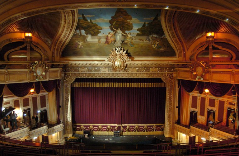 The interior of the renovated Hippodrome Theater is shown in Baltimore. 