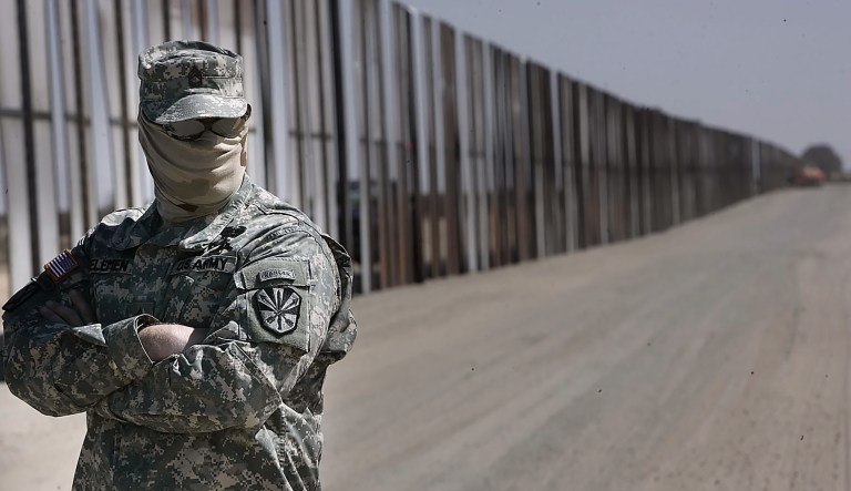 GOP lawmaker breaks with Trump on sending US troops to Mexico border