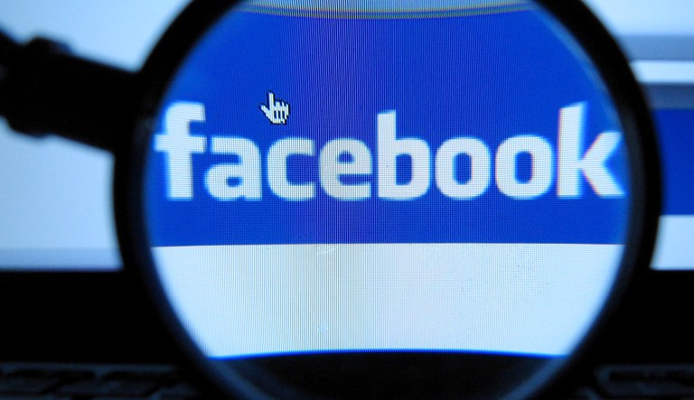 This Oct. 11, 2010 file photo shows the logo of the online network Facebook.