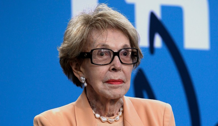 Former first lady Nancy Reagan attends an event in 2012.