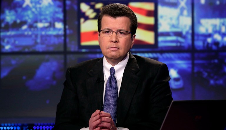 Neil Cavuto, an anchor for Fox News Channel and Fox Business Network, appears on the set.