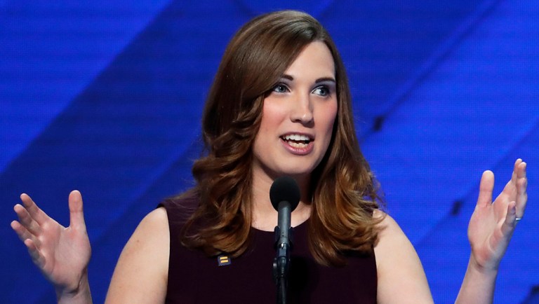 LGBT rights activist Sarah McBride.