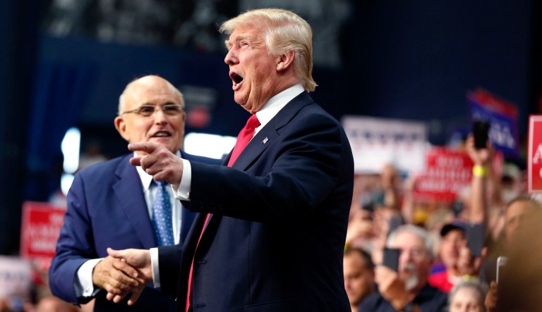 Trump confirms Rudy Giuliani is still his personal lawyer