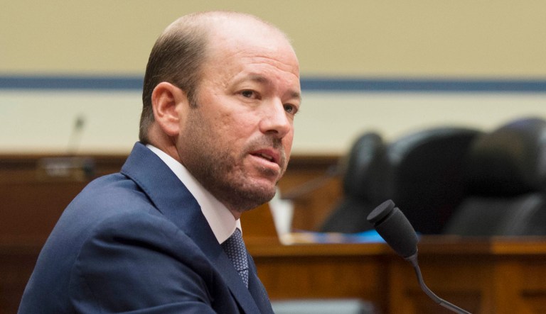 Justin Cooper, aide to former President Bill Clinton and the administrator for the private server located in the Chappaqua, N.Y., testifies on Capitol Hill in D.C.