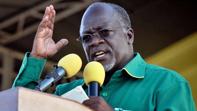 Tanzania President John Pombe Magufuli.