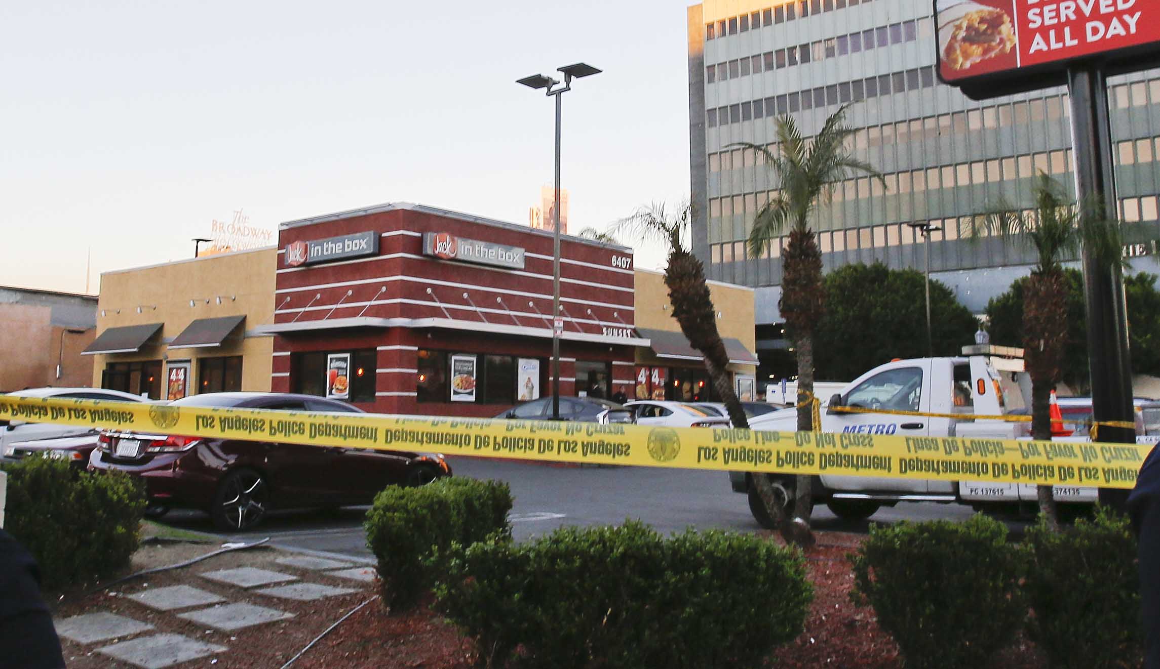 Off-duty LA deputy shot in head at Jack in the Box