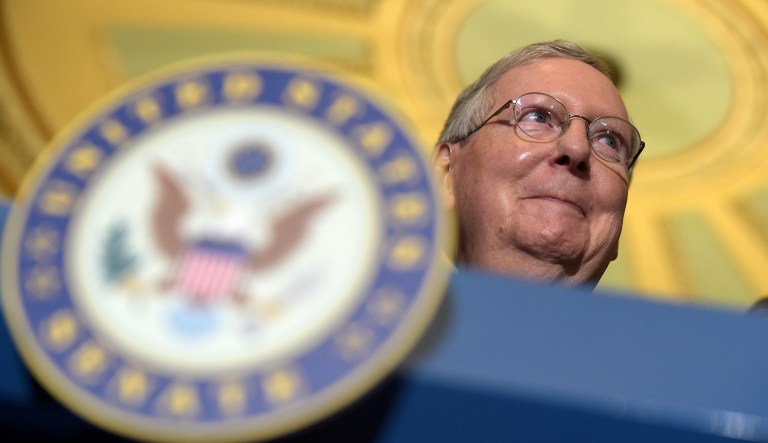 Senate Majority Leader Mitch McConnell, R-Ky., told his Republican colleagues Tuesday that part of the August recess will be canceled.