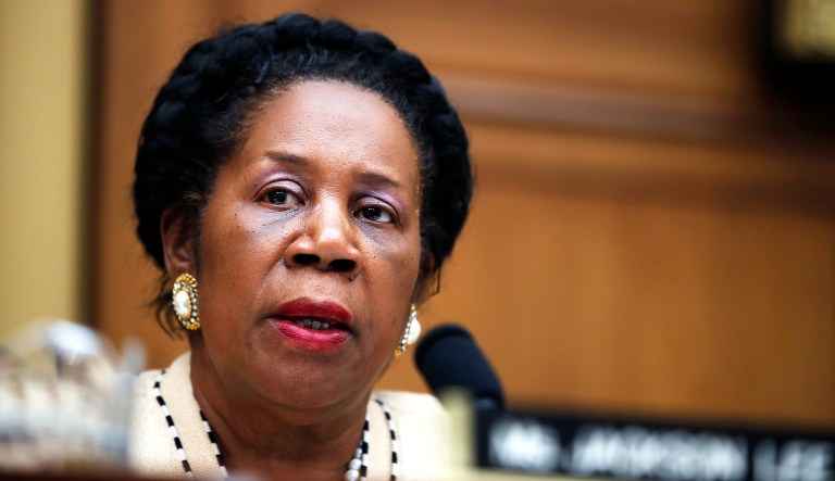 Rep. Sheila Jackson Lee, D-Texas, speaks during a hearing on Capitol Hill in Washington.
