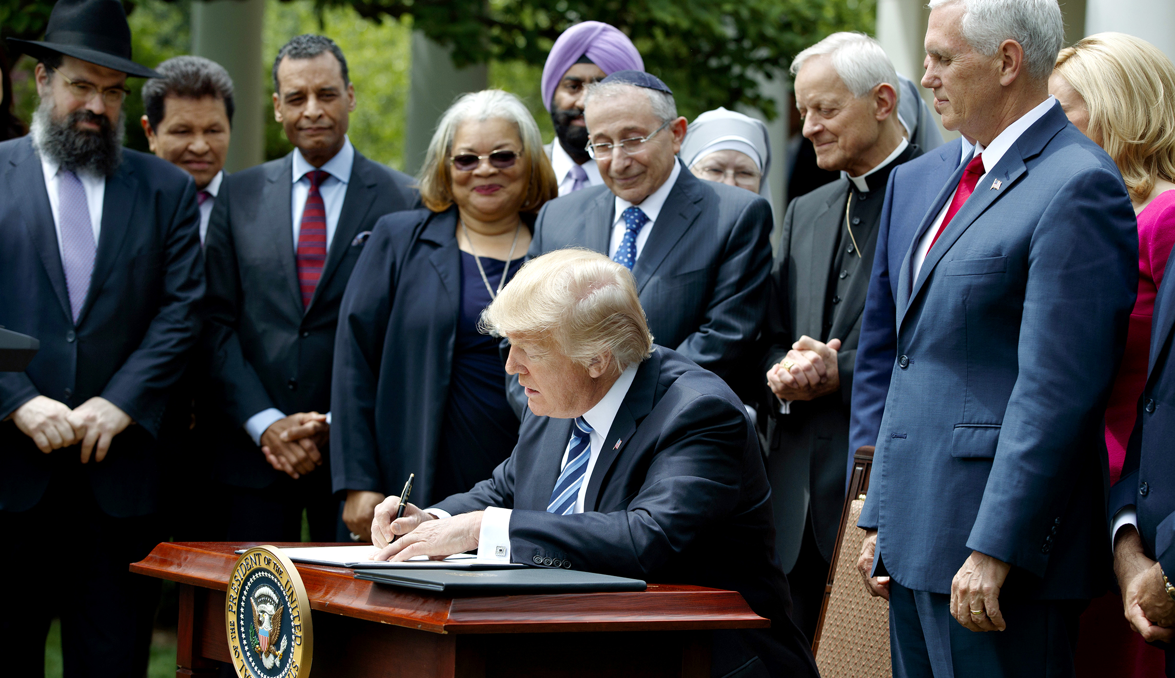 On religious freedom, Trump keeps his word
