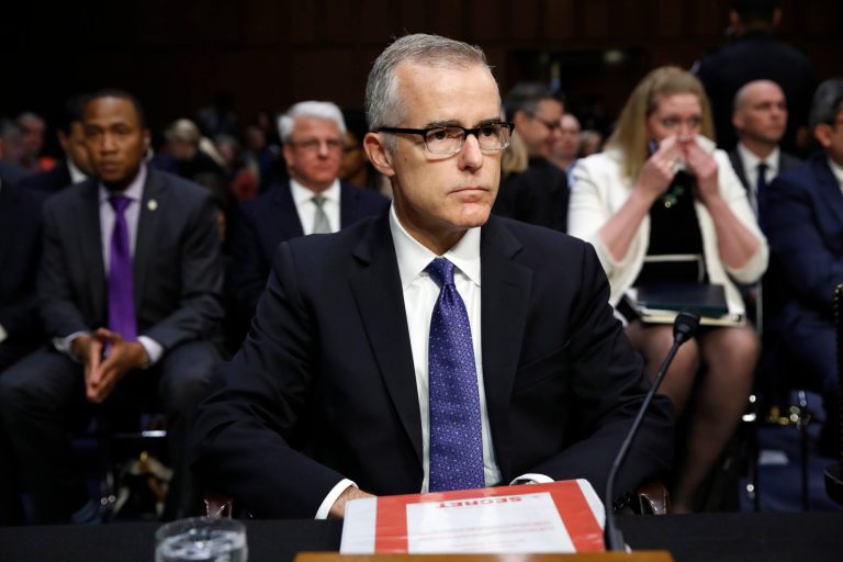 McCabe: ‘I feel better, but I don’t feel free’ from Trump