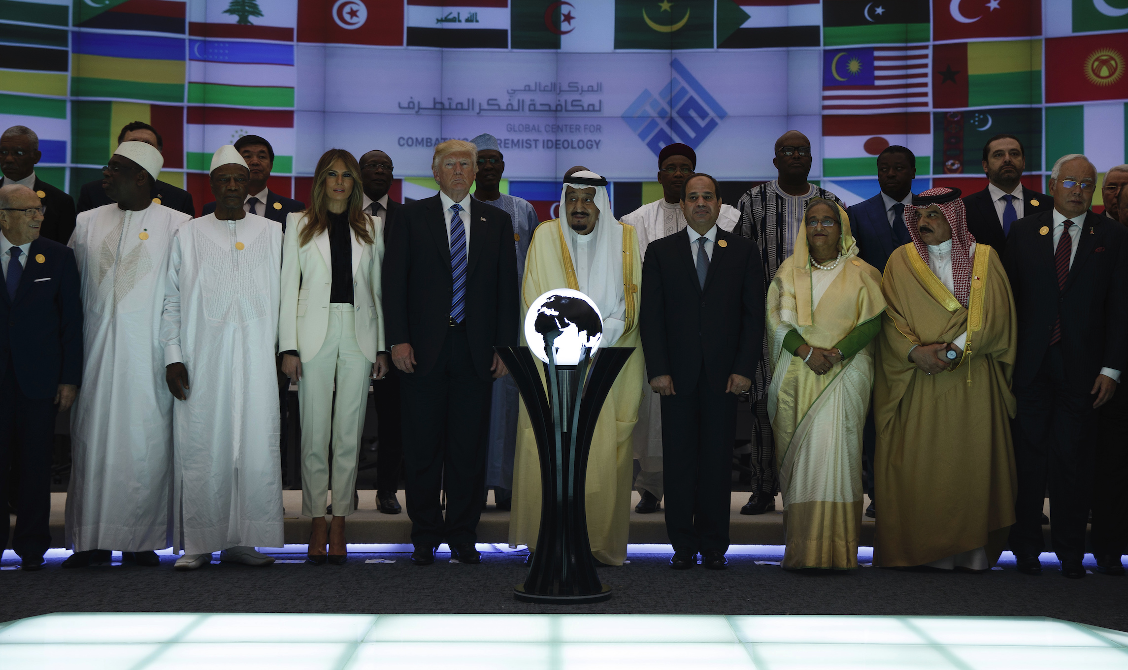 Glowing orb that Trump touched in Saudi Arabia gifted to US and hidden in storage: Book