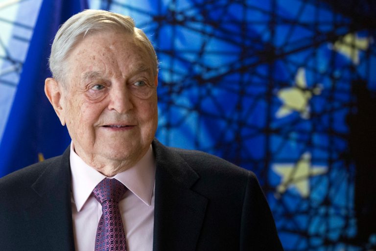 FILE - This is a Thursday, April 27, 2017 file photo of George Soros, Founder and Chairman of the Open Society Foundation, as he waits  for the start of a meeting at EU headquarters in Brussels . Investor George Soros hit back Thursday June 1, 2017, against Hungarian Prime Minister Viktor Orban over the leaderâs attempts to shut down a Budapest university which Soros founded after the fall of communism.