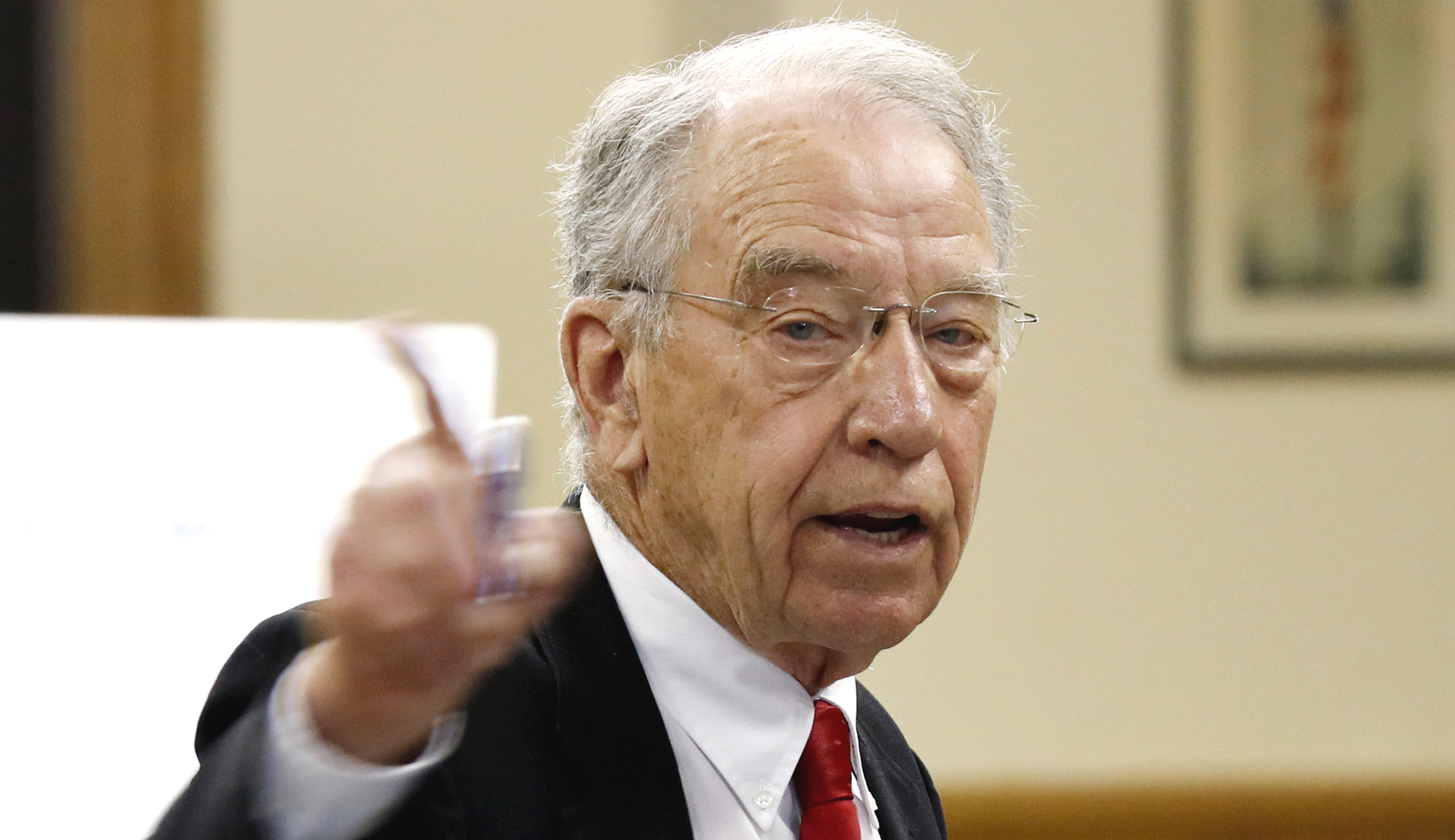 Grassley defends whistleblower from Trump attacks