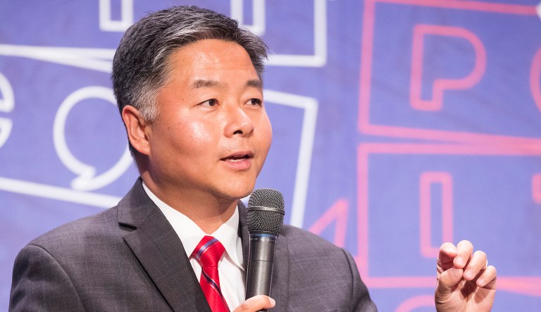 Rep. Ted Lieu attends Politicon at The Pasadena Convention Center on Sunday, Aug. 30, 2017, in Pasadena, Calif.
