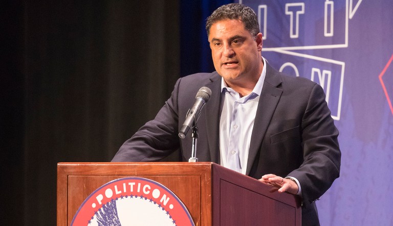 Cenk Uygur attends Politicon at The Pasadena Convention Center on Sunday, Aug. 30, 2017, in Pasadena, Calif.