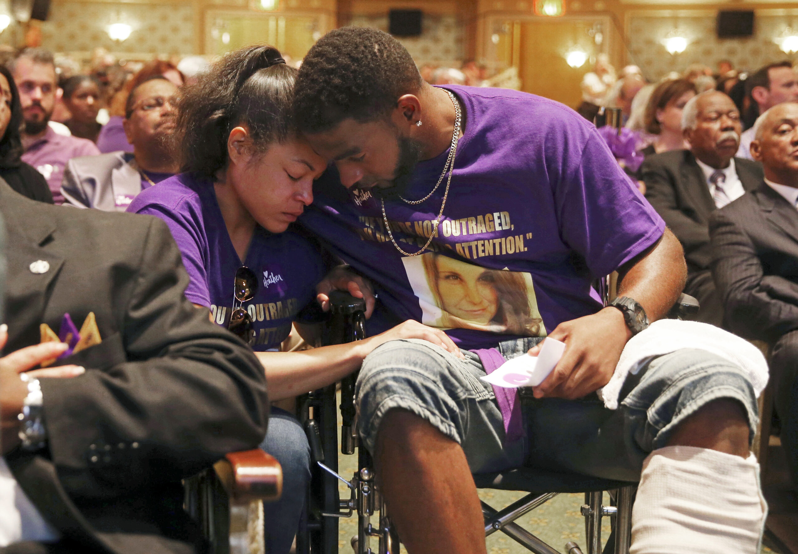 Charlottesville counterprotesters who survived car attack get married