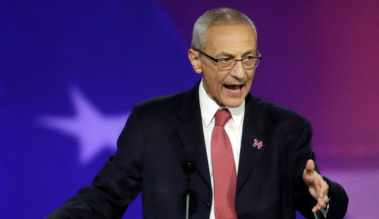 John Podesta, the chairman of Clintonâs 2016 presidential campaign, was the target of three phishing emails in March 2016 at his campaign address and four from March to April 2016 at his Gmail address.  