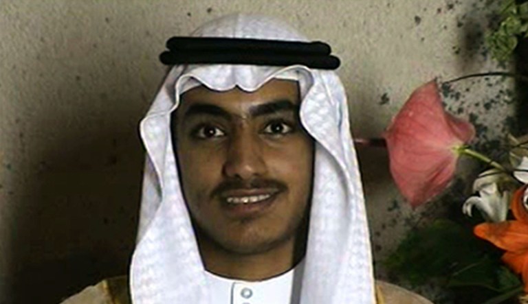 In this image from video released by the CIA, Hamza bin Laden is seen as an adult at his wedding.
