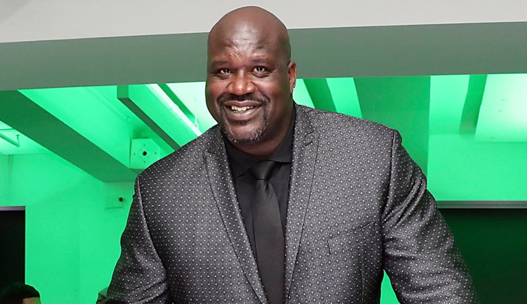 Shaquille O'Neal attends the Xbox One X launch celebration in the flagship Microsoft Store on Fifth Avenue in New York City.
