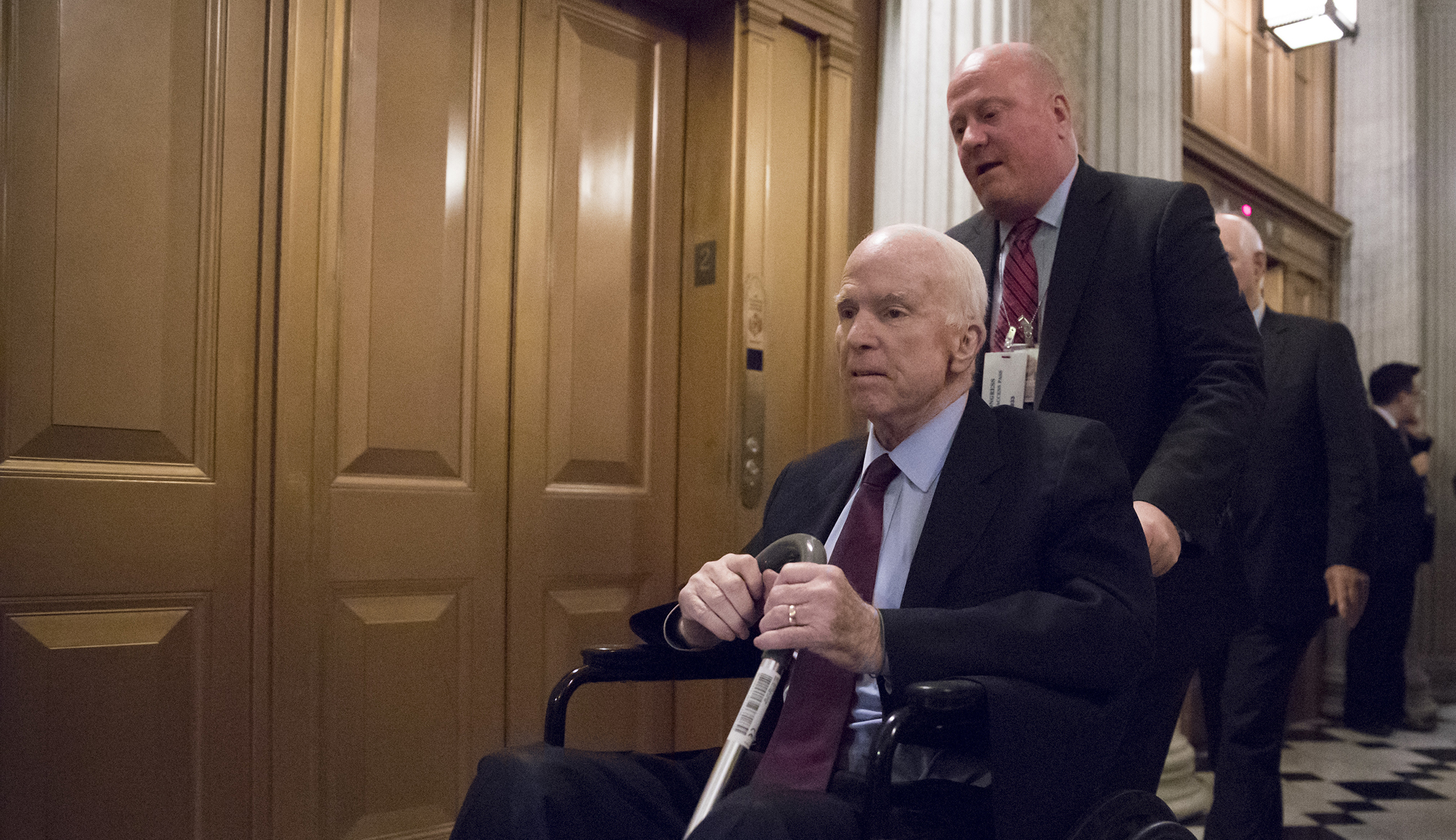 Jockeying for John McCain’s seat happened one day after he was hospitalized