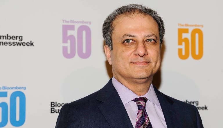 Preet Bharara attends an event.