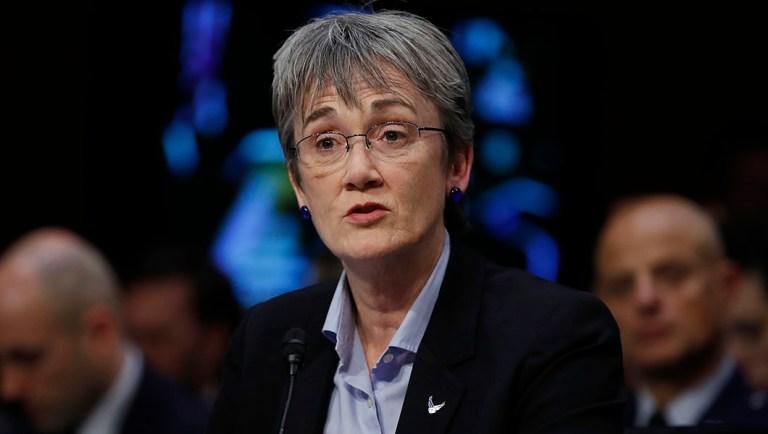 Air Force Secretary Heather Wilson testifies.