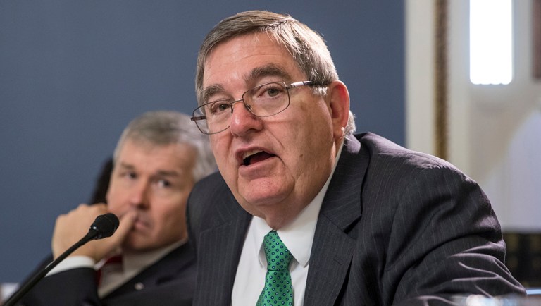 Health Subcommittee Chairman Michael C. Burgess, R-Texas, speaks about funding for the CHIP program.