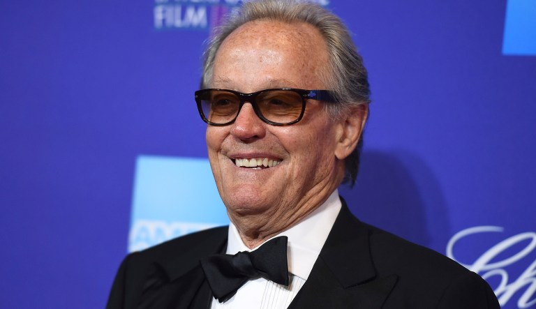 Peter Fonda arrives at the 29th annual Palm Springs International Film Festival on Tuesday, Jan. 2, 2018, in Palm Springs, Calif.