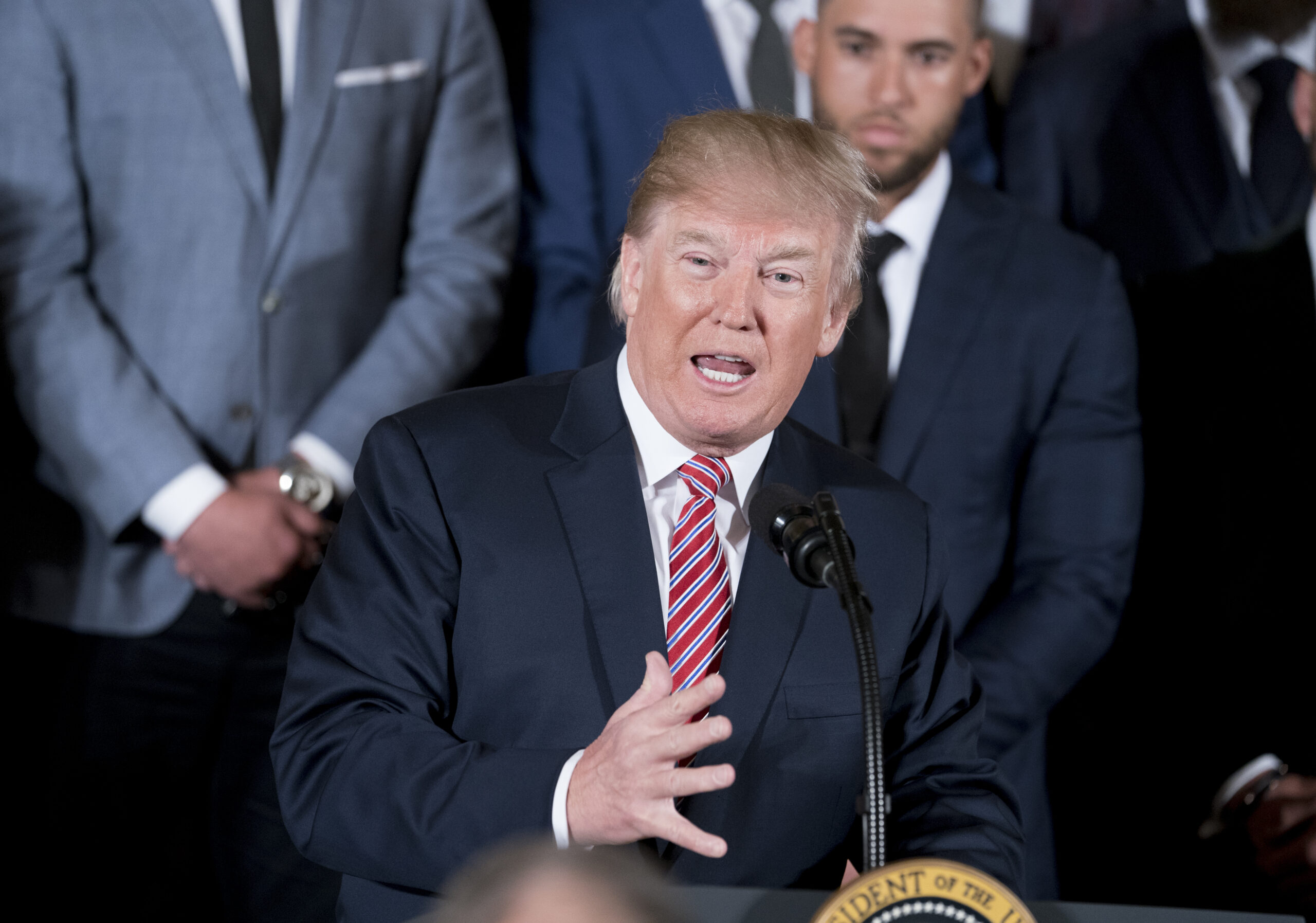 Trump breaks with Pentagon leadership, calls for a new ‘Space Force’