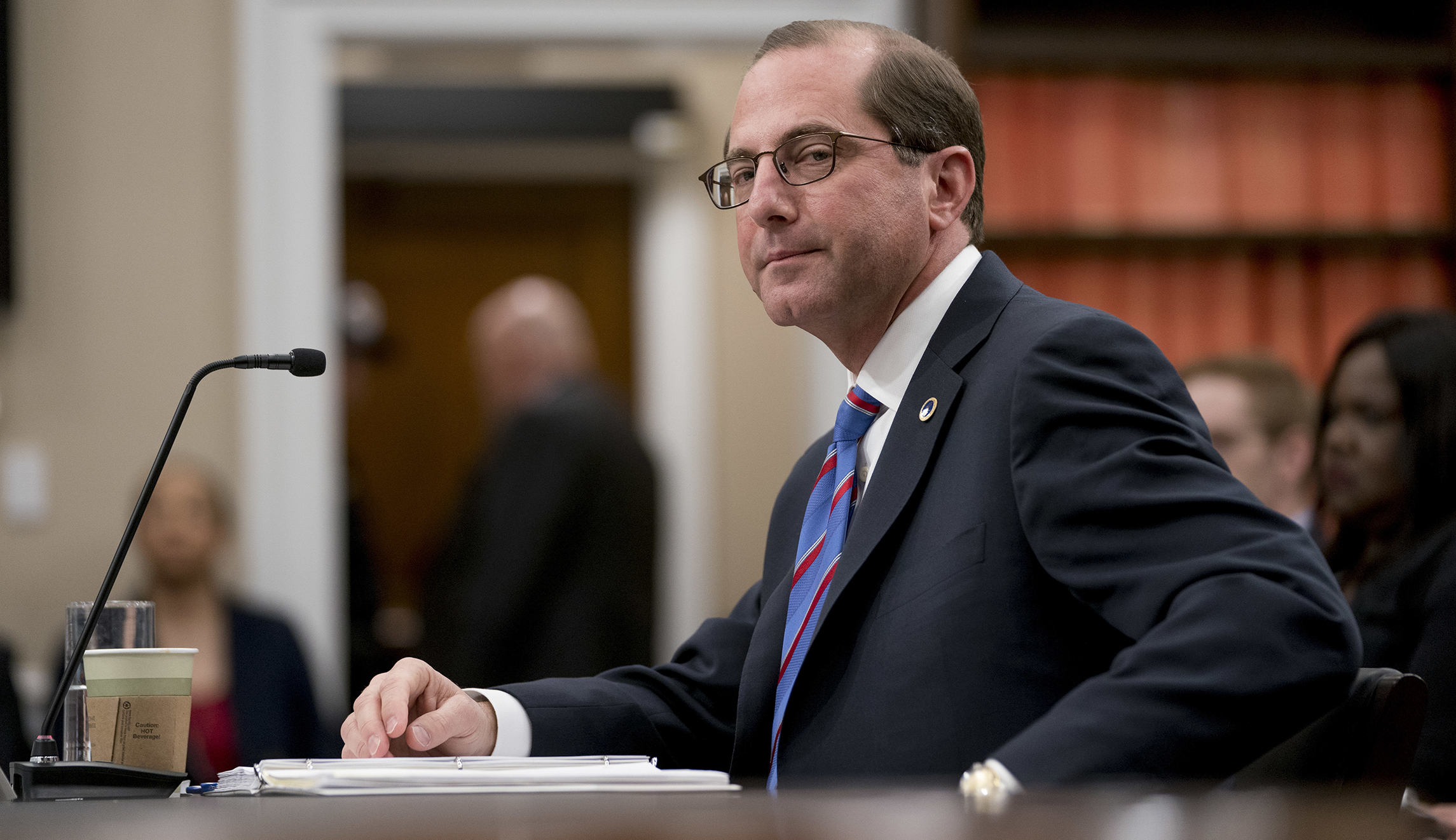 HHS Secretary Alex Azar postpones hearing while battling digestive infection