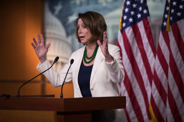 House Minority Leader Nancy Pelosi, D-Calif., holds a news conference on Capitol Hill in Washington, Thursday, March 15, 2018. Pelosi called the Pennsylvania special election this week an "upset" win and hopes that Democrat Conor Lamb will be sworn-in soon.